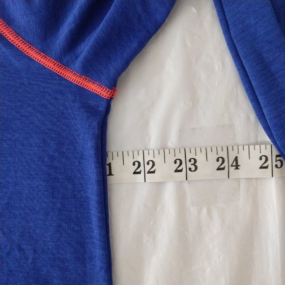 Under Armour Heat Gear Men's Tech 1/4 Zip Loose Fit Workout Shirt Blue Sz M - Picture 7 of 10